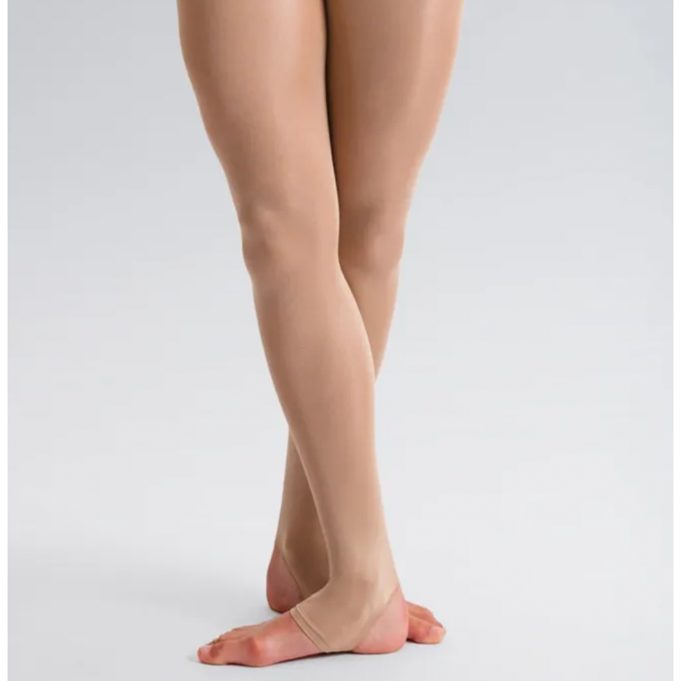 Silky Dance Shimmer Stirrup Foot Tights