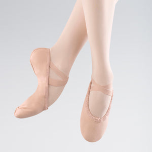 BLOCH Pump Split Sole Canvas Ballet Shoe - Pink or Cocoa