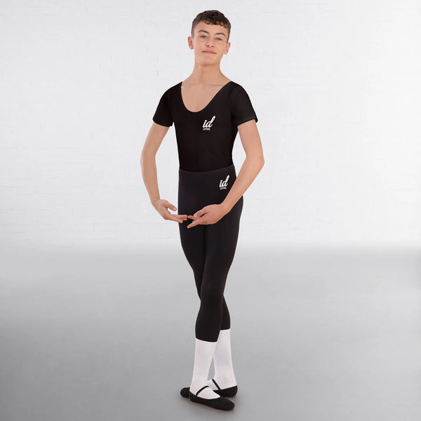 IDT Male Ballet Short Sleeved Scoop Neck Leotard