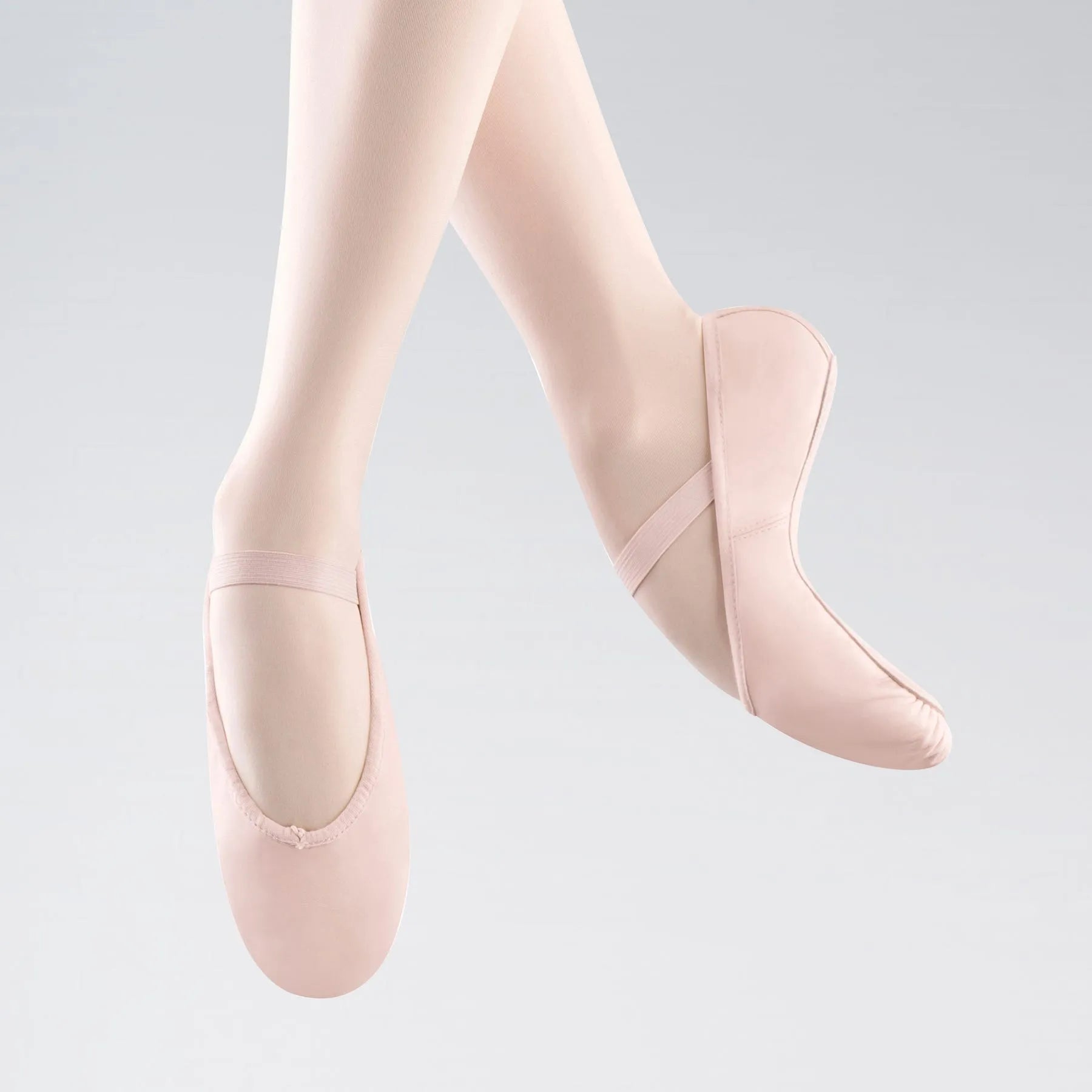 BLOCH Arise Full Sole Leather Ballet Shoes - Theatrical Pink